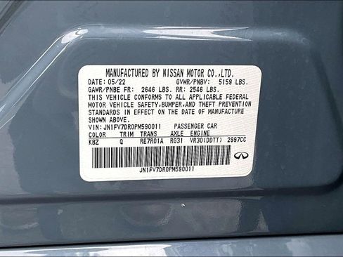 Certified 2023 INFINITI Q50 Red Sport 400 AWD/4WD image 46
