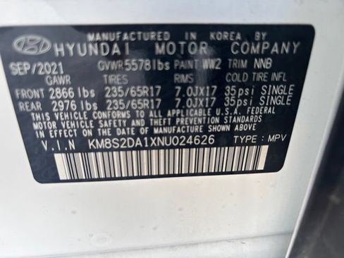 Used 2022 Hyundai Santa Fe Blue AWD/4WD image 14