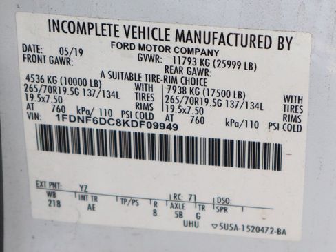 Used 2019 Ford F650 2WD Regular Cab Super Duty image 61