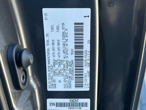Certified 2025 Toyota Tundra SR5 AWD/4WD image 28