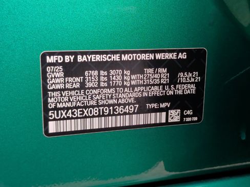 Certified 2026 BMW X6 M60i AWD/4WD image 43