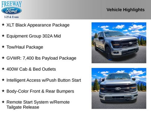Used 2024 Ford F150 XLT w/ Equipment Group 302A MID AWD/4WD image 2