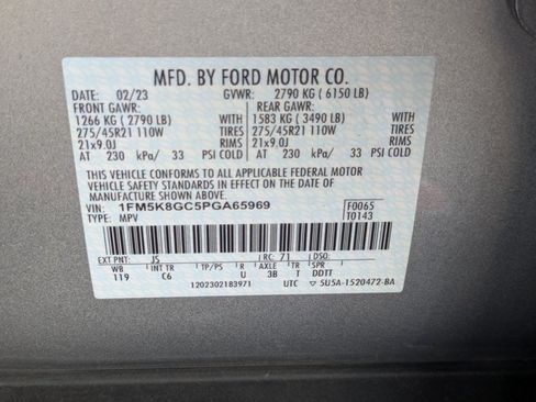Used 2023 Ford Explorer ST w/ Equipment Group 401A AWD/4WD image 26