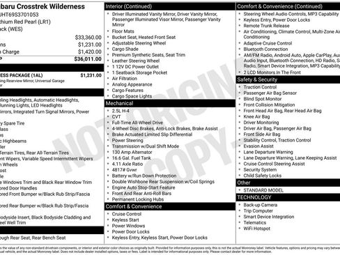 Used 2025 Subaru Crosstrek 2.5i Wilderness w/ Wilderness Package AWD/4WD image 5