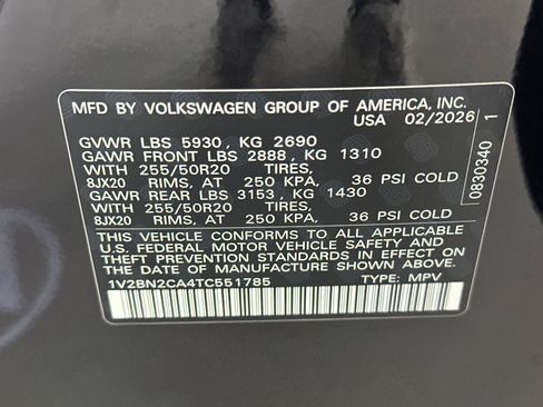 New 2026 Volkswagen Atlas SEL AWD/4WD image 28