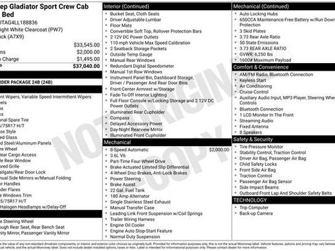 Used 2020 Jeep Gladiator Sport image 15