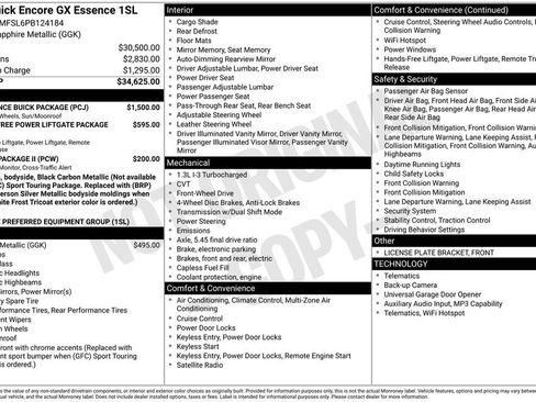 Used 2023 Buick Encore GX Essence w/ Experience Buick Package FWD image 3