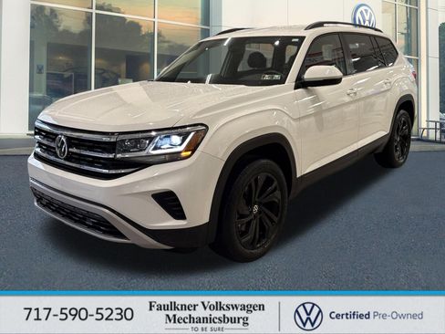 Used 2022 Volkswagen Atlas SE w/ Black Wheel Package image 1