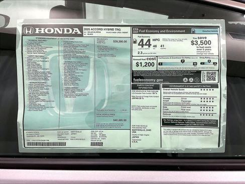 New 2025 Honda Accord Touring image 18