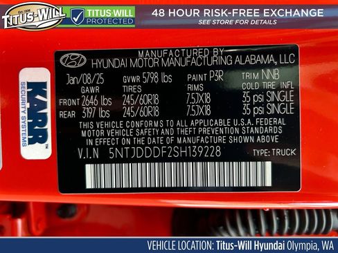 New 2025 Hyundai Santa Cruz XRT image 34