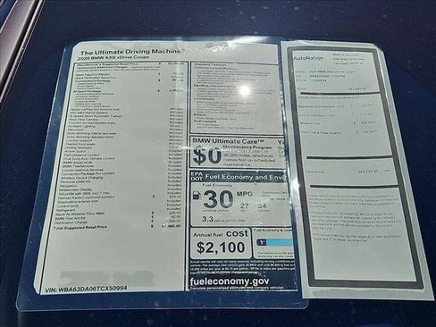 New 2026 BMW 430i xDrive Coupe w/ M Sport Package AWD/4WD image 18