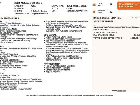 Used 2021 McLaren GT Base image 4