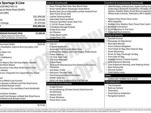 Used 2024 Kia Sportage X-Line w/ X-Line Premium Package AWD/4WD image 30