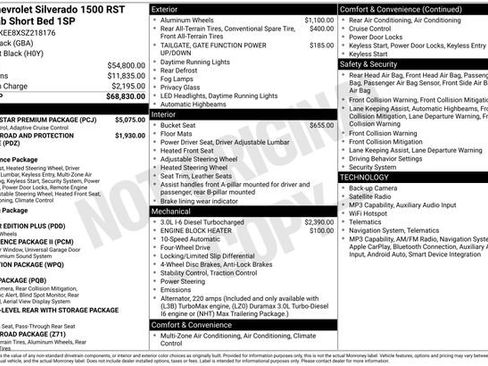 Used 2025 Chevrolet Silverado 1500 RST w/ RST All Star Premium Package AWD/4WD image 8