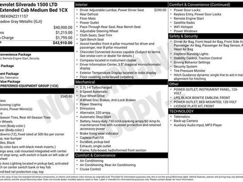 Used 2022 Chevrolet Silverado 1500 Custom AWD/4WD image 7