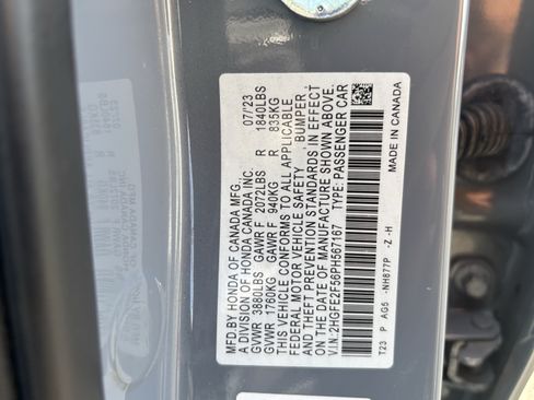 Certified 2023 Honda Civic Sport image 29