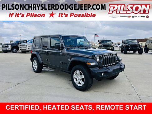 Used 2022 Jeep Wrangler Unlimited Sport image 1