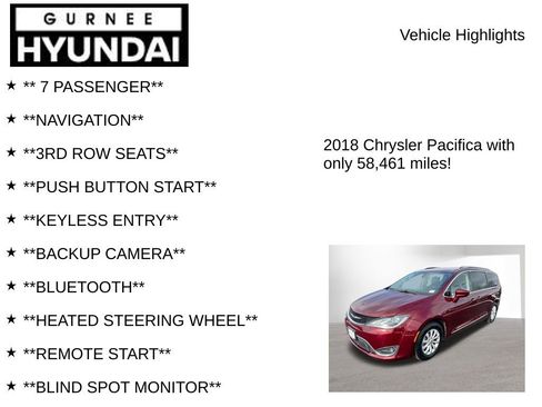 Used 2018 Chrysler Pacifica Touring-L Plus image 7