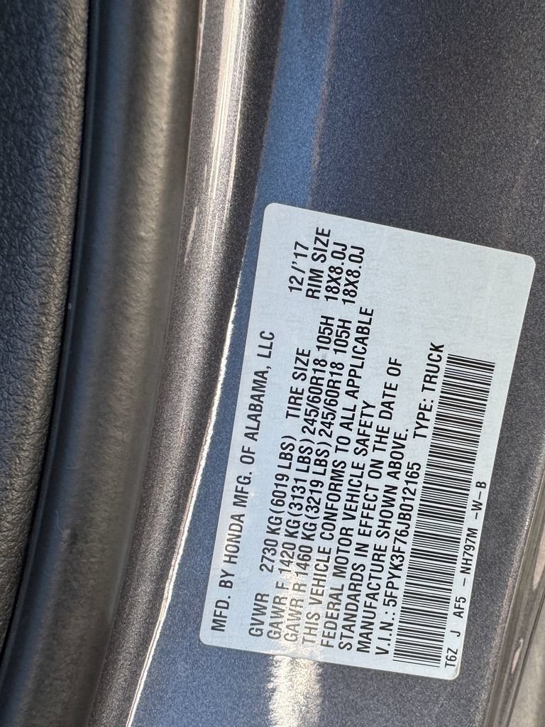 Used 2018 Honda Ridgeline RTL-E image 39
