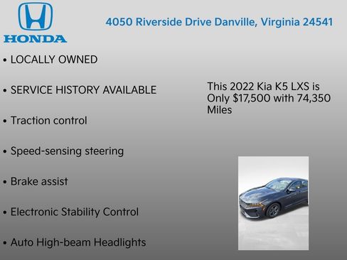 Used 2022 Kia K5 LXS image 7