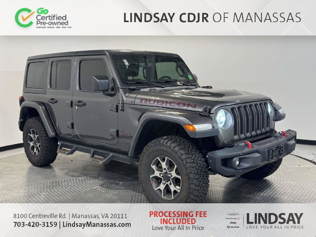 Certified 2019 Jeep Wrangler Unlimited Rubicon w/ Dual Top Group AWD/4WD image 1