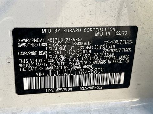 Used 2024 Subaru Crosstrek 2.0i Premium image 34