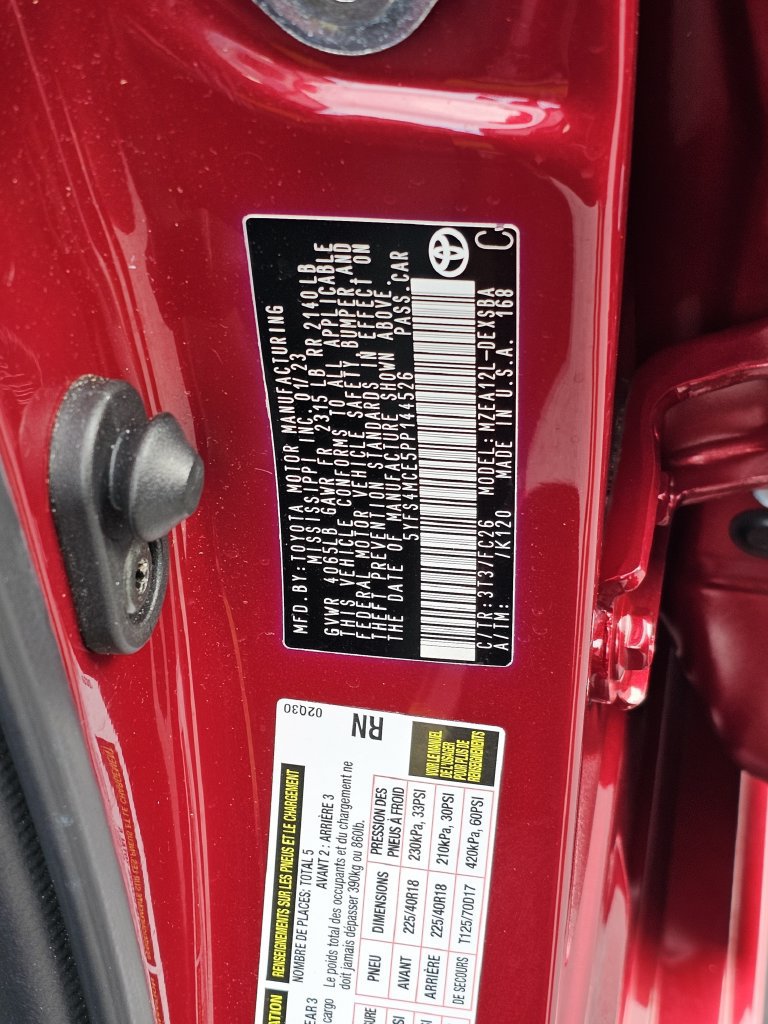 Used 2023 Toyota Corolla SE FWD image 30