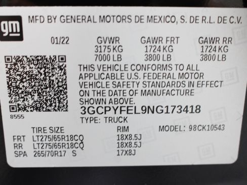 Used 2022 Chevrolet Silverado 1500 LT Trail Boss w/ Safety Package AWD/4WD image 37