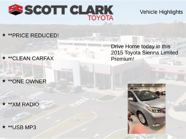 Used 2015 Toyota Sienna Limited Premium AWD/4WD image 9