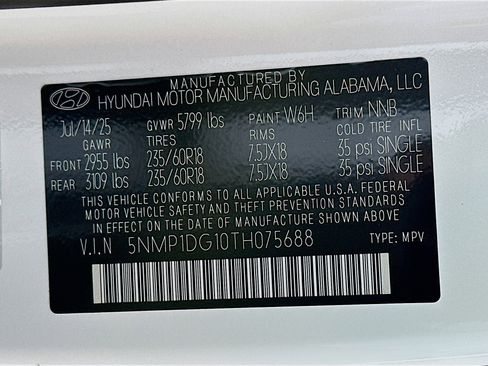 New 2026 Hyundai Santa Fe SE AWD/4WD image 30