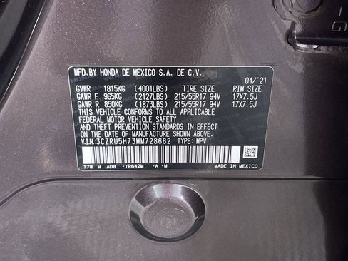 Used 2021 Honda HR-V EX-L image 12