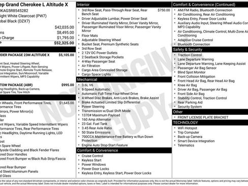 Used 2024 Jeep Grand Cherokee L Altitude AWD/4WD image 36