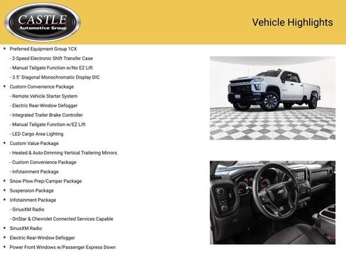 Used 2021 Chevrolet Silverado 2500 Custom w/ Custom Value Package AWD/4WD image 8