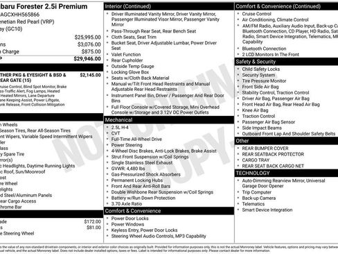 Used 2017 Subaru Forester 2.5i Premium image 44