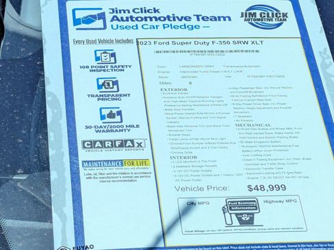 Certified 2023 Ford F350 XLT AWD/4WD image 15