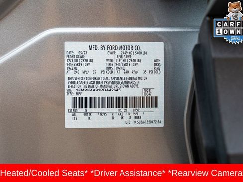 Used 2023 Ford Edge Titanium w/ Equipment Group 301A AWD/4WD image 35