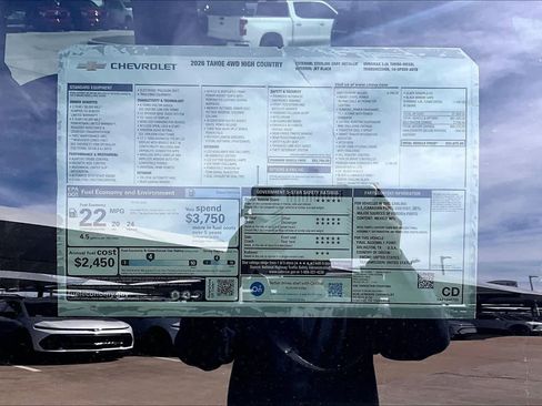 New 2026 Chevrolet Tahoe High Country image 21