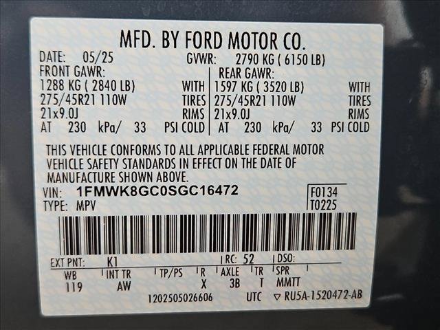 Used 2025 Ford Explorer ST AWD/4WD image 26