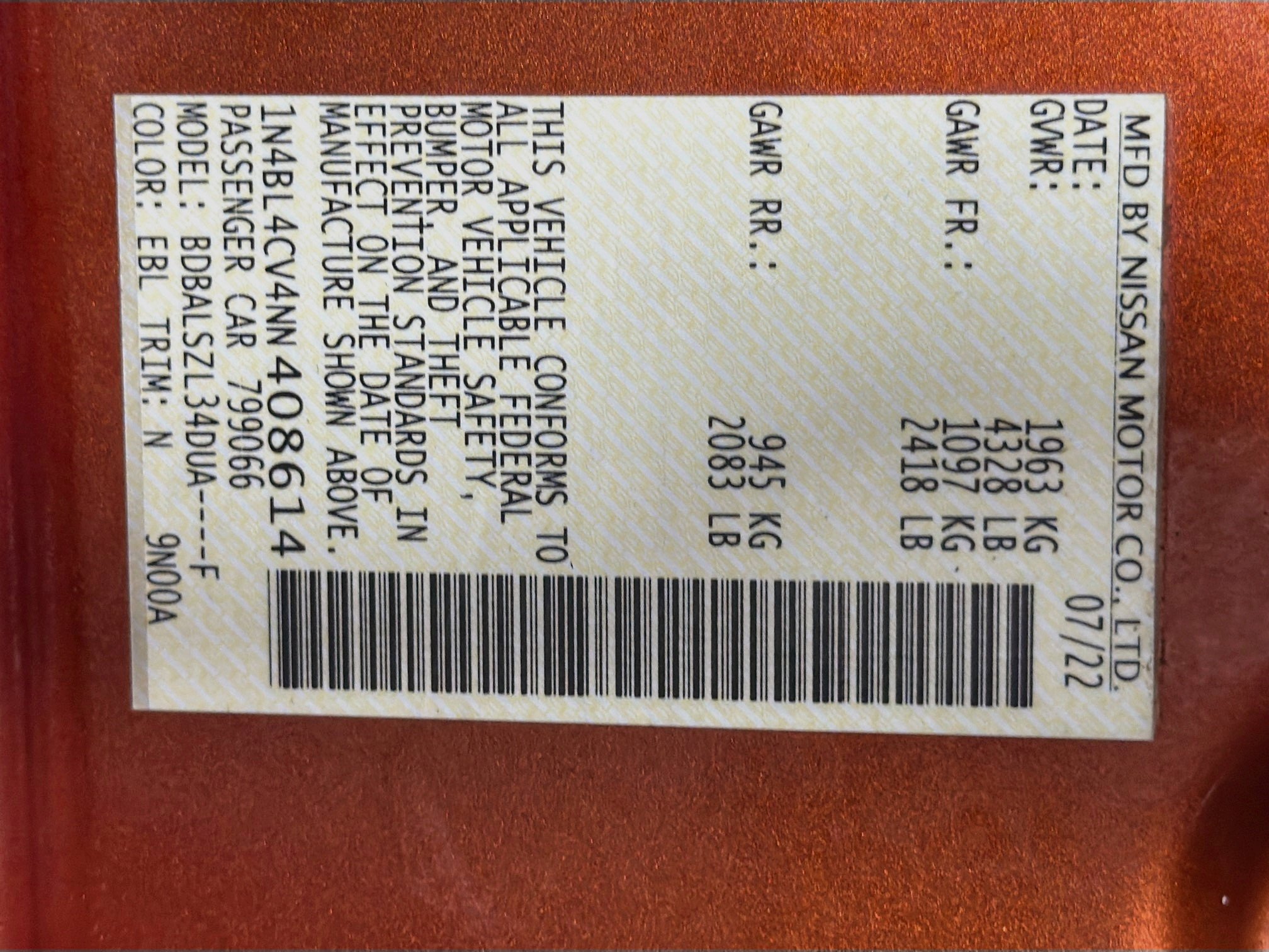 Used 2022 Nissan Altima 2.5 SR FWD image 12