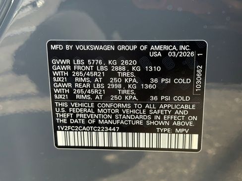 New 2026 Volkswagen Atlas Cross Sport SEL Premium R-Line AWD/4WD image 33