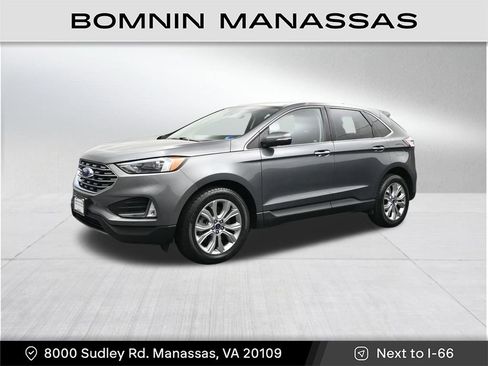 Used 2022 Ford Edge Titanium w/ Class II Trailer Tow Package AWD/4WD image 1