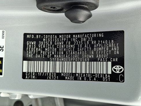 Used 2023 Toyota Corolla LE FWD image 26