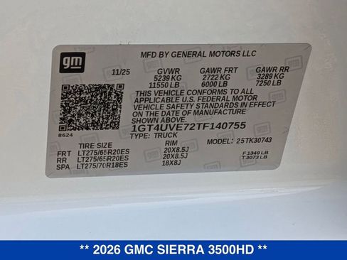 New 2026 GMC Sierra 3500 AT4 w/ AT4 Premium Plus Package image 42