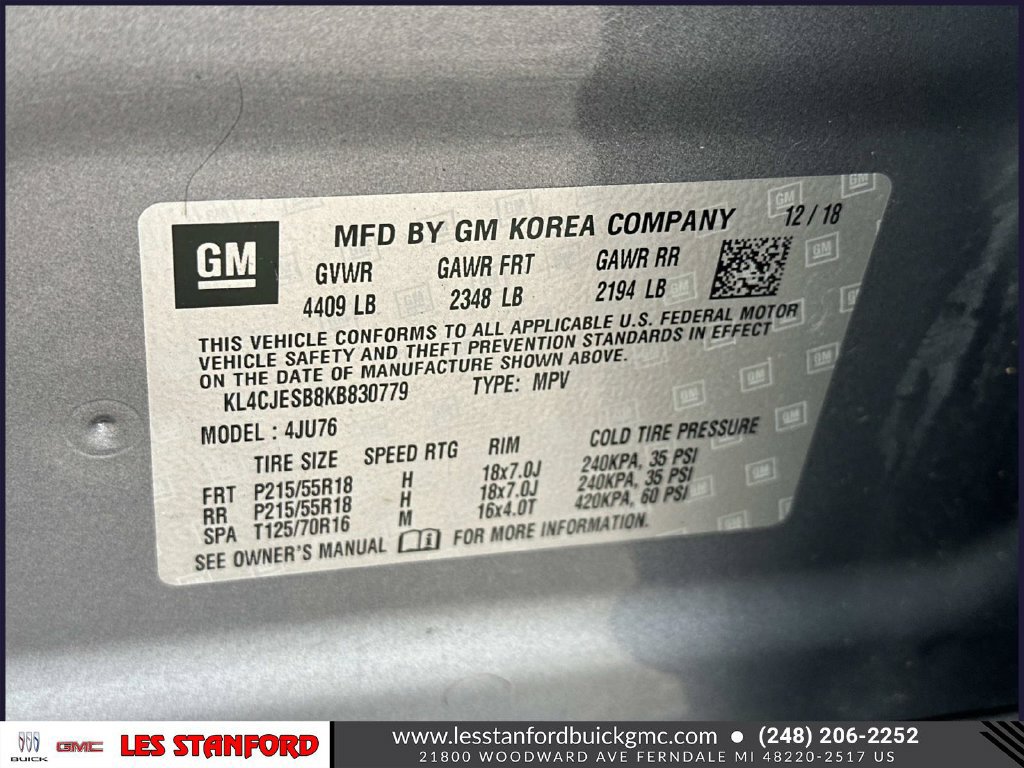 Used 2019 Buick Encore Preferred w/ Safety Package AWD/4WD image 19