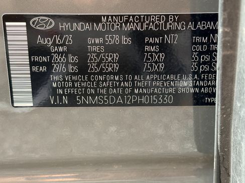 Used 2023 Hyundai Santa Fe Limited w/ Cargo Package AWD/4WD image 15