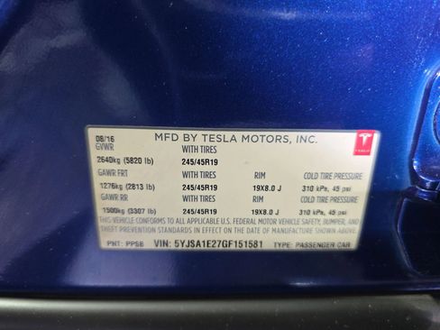 Used 2016 Tesla Model S 90D AWD/4WD image 17