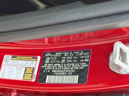 Certified 2023 Hyundai Elantra SEL w/ Cargo Package FWD image 29