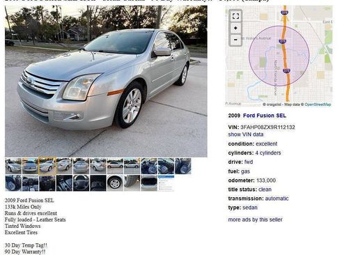 Used 2009 Ford Fusion SEL image 21