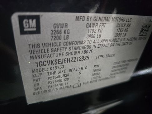 Used 2017 Chevrolet Silverado 1500 LTZ w/ Sport Package AWD/4WD image 43