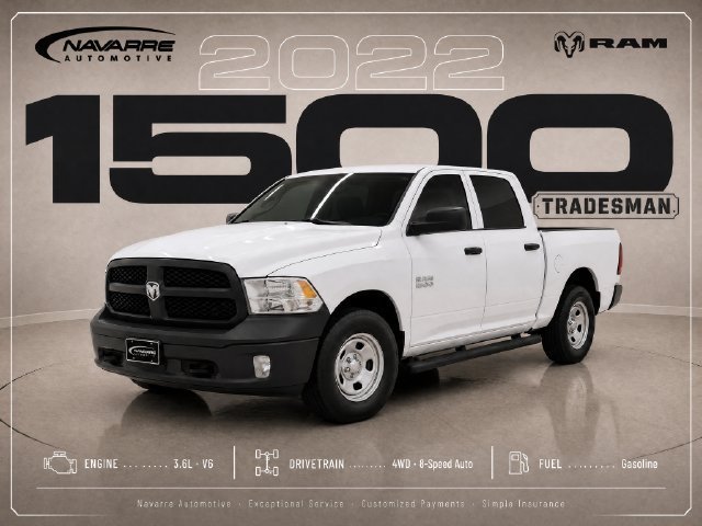 Used 2022 RAM 1500 Tradesman w/ Trailer Tow Group AWD/4WD image 1